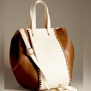 Anthropologie two tone satchel - NWT